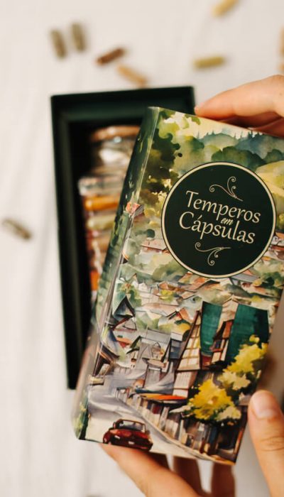 Frasco 120 cápsulas – 10 tipos de temperos